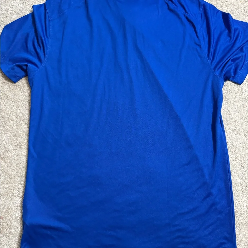 Nike Men's Atlanta Braves Nike Royal City Connect Performance Knit Polo - Picture 6 of 6